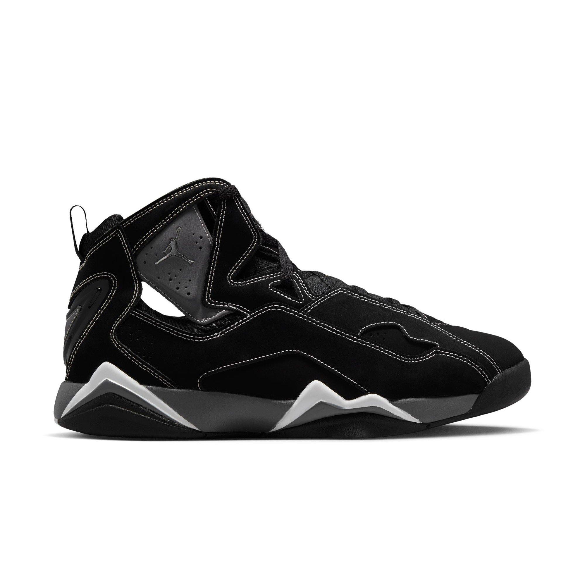 Jordan True Flight "Black/Metallic Silver/Lt Graphite" Men's Shoe - BLACK/GREY/WHITE